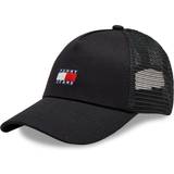 Tommy Hilfiger Headgear Tommy Hilfiger Heritage Logo Mesh Trucker Baseball Cap BLACK One