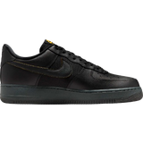 Nike air force 1 black low Nike Air Force 1 '07 M - Black/Dark Smoke Grey/University Gold