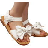 Shein Girls Bow Decor Ankle Strap Sandals For Summer
