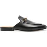 Gucci Low Shoes Gucci Princetown Leather Slipper - Black