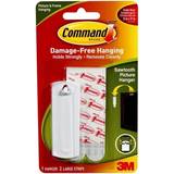 Command Sawtooth Picture Hanger Kit White Picture Hook