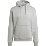 Adidas originals trefoil hoodie men's adidas Men's Originals Trefoil Essentials Hoodie - Medium Grey Heather