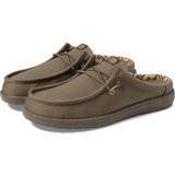 Hey Dude Shoes Hey Dude WALLY Mens Mules Brown-10