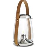 Holmegaard Design With Light Transparent Oil Lamp 33.1cm
