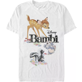 Clothing Fifth Sun Men's Bambi Movie Logo T-shirt - White