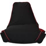 Rucomfy Rugame Gamer Bean Bag Chair- Black/Red
