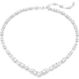 Women Jewellery Swarovski Mesmera Necklace - Silver/Transparent