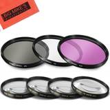 7 Piece 40.5mm Filter Set Includes 3 PC Filter Kit UV-CPL-FLD and 4 PC Close Up Filter Set for Sony ZV-E10, Alpha A5000, A5100, A6000, A6300, A6500, NEX-5TL, NEX-6 Camera with 16-50mm E-Mount Lens