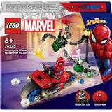 Spider-Man Building Games Lego Marvel Motorcycle Chase Spider Man Vs Doc Ock 76275