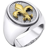 Thomas Sabo Fleur-De-Lis Ring - Gold/Silver