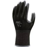 Showa Nitrile Coated Grip Gloves, Grey/Black, Grey Black