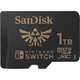 1 TB Memory Cards SanDisk Nintendo Switch MicroSDXC Class 10 UHS-I U3 100/90MB/s 1TB