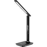 Plastic Table Lamps Groov-e Ares Black Table Lamp 6.4cm