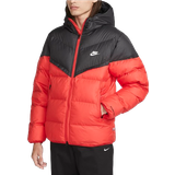 Nike Men - XS Jackets Nike Windrunner PrimaLoft Men's Storm FIT Hooded Puffer Jacket - Black/University Red/Sail