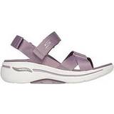 Purple Sandals Skechers Go Walk Arch Fit Strappy Sandals Lavender, Purple, 6, Women