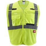 Milwaukee Work Vests Milwaukee Class Breakaway High Visibility Yellow Mesh Safety Vest 2XL/3XL