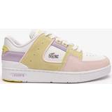 Lacoste Women Shoes Lacoste Women's Court Cage Leather Trainers Pink & White
