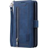 Apple iPhone 12 Pro Max Wallet Cases J&Y Multifunctional iPhone Wallet Case Blue
