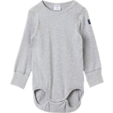 Grey Bodysuits Polarn O. Pyret Baby's Bodysuit - Gray Melange