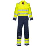 UV Protection Work Clothes Portwest BIZ7 Bizflame Work Hi-Vis Anti-Static Coverall