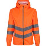L Work Jackets Regatta Hi Vis Pro Waterproof Reflective Packaway Work Jacket