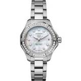 Tag Heuer Women Wrist Watches Tag Heuer Aquaracer Professional 200 Solargraph 34mm Ladies Mother Of Pearl Diamonds