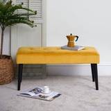 Woods Furniture Ruby Mustard Settee Bench 95x45cm
