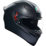Motorcycle Helmets AGV motorrad helm k1 solid sport racing integralhelm mit spoiler Schwarz