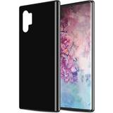 Cadorabo VOLL TRANSPARENT, Samsung Galaxy NOTE 10 PLUS Case for Samsung Galaxy NOTE 10 PLUS Cover Transparent Protection TPU Silicone Gel Clear