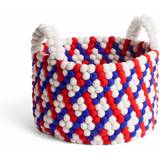 Cylindrical Baskets Hay Bead Red Basket 40cm
