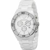 Armani Wrist Watches Armani Emporio Chronograph White Ceramic AR1424