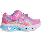 Polyurethane Children's Shoes Skechers Flutter Heart Lights - Groovy Swirl