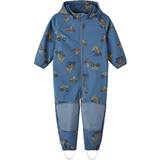 Taped Seams Soft Shell Overalls Name It Alfa Softshell Overall - Bering Sea (13214560)