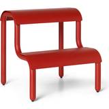 Footrest Seating Stools Ferm Living Up Step Poppy Red Seating Stool 36.2cm