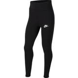 No Fluorocarbons Trousers Nike Big Kid's Sportswear Favorites High-Waisted Leggings - Black/White (CU8248-010)