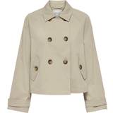 Only Women Outerwear Only April Short Trenchcoat - Oxford Tan