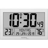 Technoline Clocks Technoline WS 8016 Silver Wall Clock 22.5cm