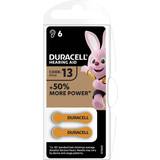 Duracell Batteries - Hearing Aid Battery Batteries & Chargers Duracell Hearing Aid Batteries Size 13 6-pack