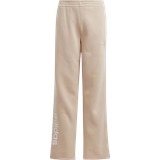 Recycled Materials Fleece Pants adidas Kid's Fleece Pants - Wonder Beige/White