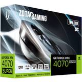 Graphics Cards Zotac GeForce RTX 4070 SUPER Twin Edge OC HDMI 3xDP 12GB