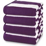 Utopia Cabana Plum Bath Towel Purple (152.4x76.2cm)