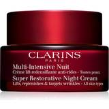 Night Creams - Scented Facial Creams Clarins Super Restorative Night Cream All Skin Types 50ml
