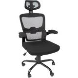 Fabric Office Chairs Harbour Housewares ‎HH-OC233894 x 1 Black Office Chair 115cm