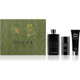 Gucci Men Gift Boxes Gucci Guilty Pour Homme Gift Set EdP 90ml + Deo Stick 75ml + Shower Gel 50ml