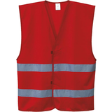 Red Work Vests Portwest F474 Lona Reflective Vest