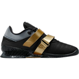 Faux Leather Gym & Training Shoes Nike Romaleos 4 - Black/Metallic Gold/White