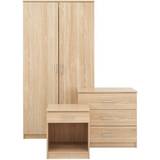 Furniture GFW Panama Oak Wardrobe 79x165cm