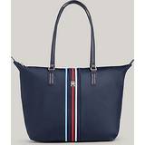 Bags Tommy Hilfiger Signature TH Monogram Small Tote SPACE BLUE One Size