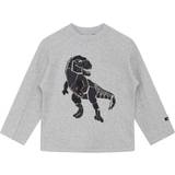 Hust & Claire and Bluse Amund Pearl Grey Melange m. T-Rex 122 and Bluse