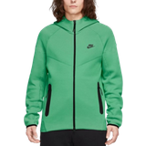 Black nike tech fleece hoodie Nike Sportswear Men's Tech Fleece Windrunner Zip Up Hoodie - Spring Green/Black